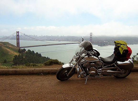 bike at Golden gate